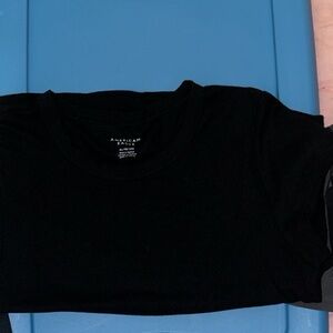 American eagle short sleeve waffle knit